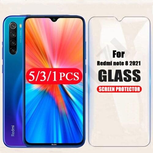 5/3/1Pcs tempered glass for Xiaomi redmi note 8 2021 9 9s 9T 10 pro Max 10s POCO F3 GT F2 X3 M3 M2 phone screen protector Film