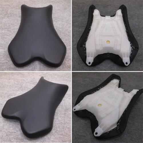 Black front passenger seat cushion for Yamaha YZF R1 2007 2008 YZF-R1 07 08 motorcycle leather seat cushion