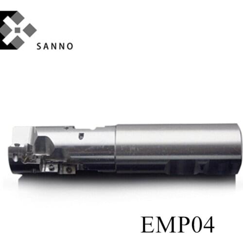 EMP04 Indexable milling cutter 90 degree square spiral end mill holder EMP04-020-XP20-AP11-01 cnc corn roughing milling tool bar