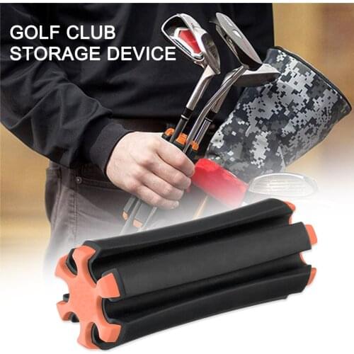 Golf Club Retainer Fixed Support Fixed Clip Holder Organizer Storage Rack Portable Golf Club Holder Accessories