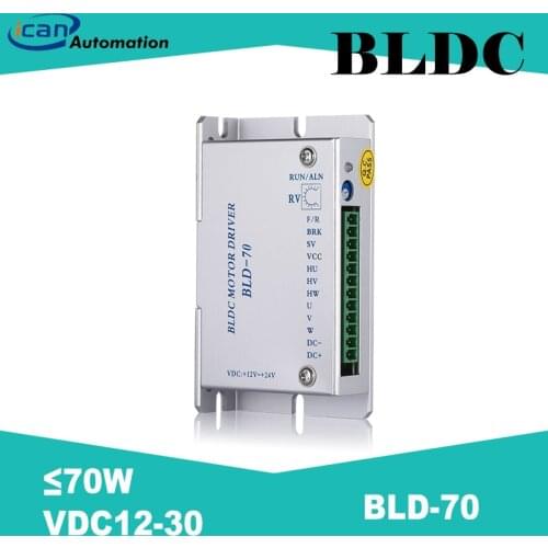 ICAN Brushless Drive Motor Controller 12-30VDC 12V 24V 30V 70W BLDC Motor Driver