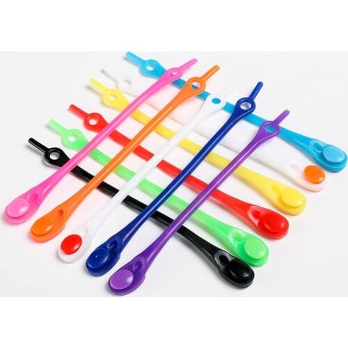 Lazy shoelaces free tying silicone shoelace buckle children men and women sports canvas casual shoes color shoelaces