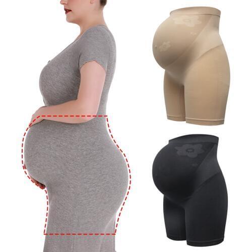 High Waist Maternity Shapewear Abdomen Support Seamless Shorts Pregnancy Tummy Control Slimming Panties Modeling Body Shaper
