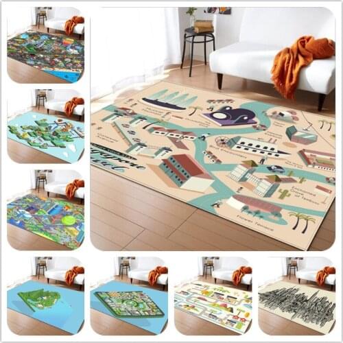 New Activity Children Puzzle Play Mat Carpet Kids Room Rug Baby Bedroom Crawl Game Rug Non-slip Bathroom Carpets Tapete Kids