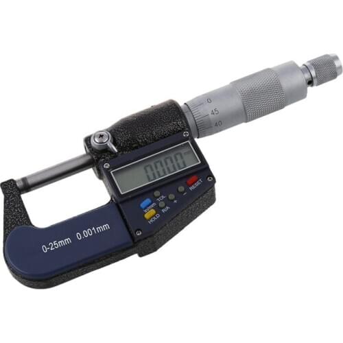 New 25mm/0.001mm Electronic Digital Micrometer