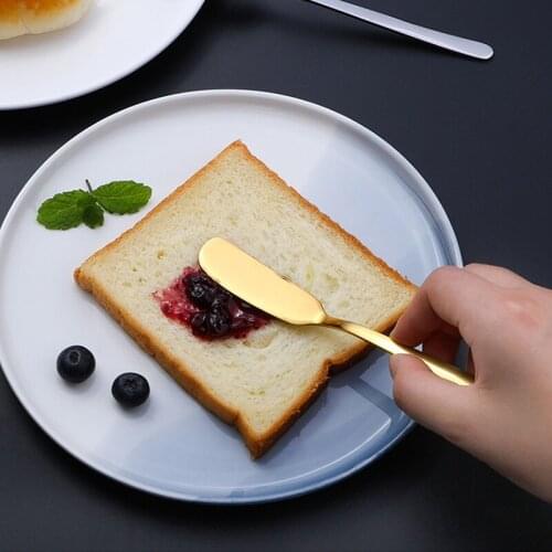 1PC Butter Knife Stainless Steel Kitchen Cheese Knife Silver Dessert Tools Jam Spreader Utensil Cutlery Dessert Tools For Toast