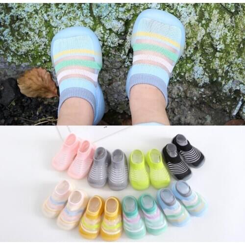 Baby Toddler Shoes Non-Slip Breathable Sock Floor Anti-Off Foot 5Sizes Different Colors P04