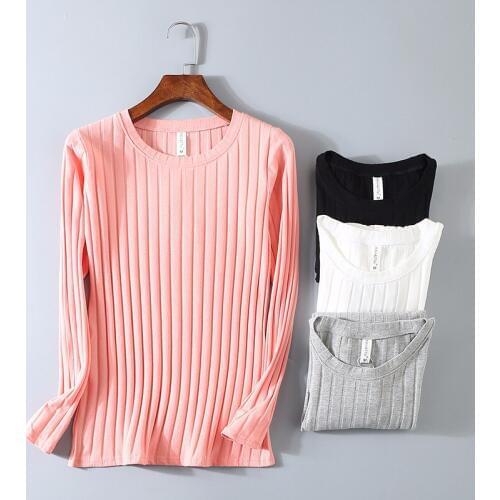OLGITUM Women's Knitted T-shirts