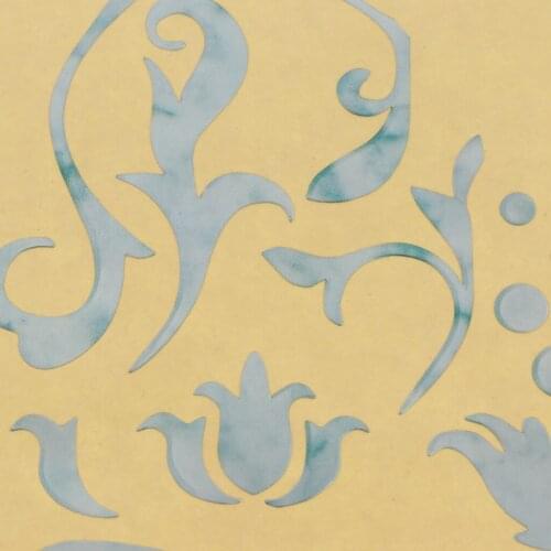 Durable DIY Flower Pattern Sticker Decal For Guitar Body Headstock