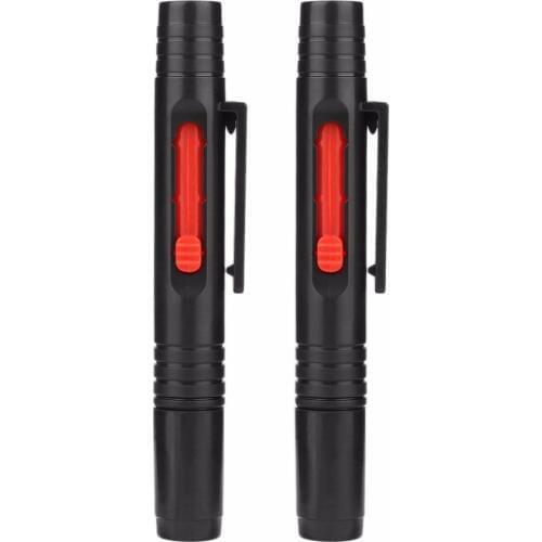 2pcs Onleny Camera Lens Cleaning Pen Portable Dust Cleaner Brush Kit for DSLR Cameras Lens Retractable Cleaning Brush