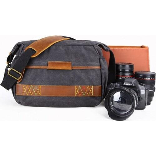 SLR Camera Bag Waterproof Mirrorless System Camera Bag Portable Slung Camera Bag