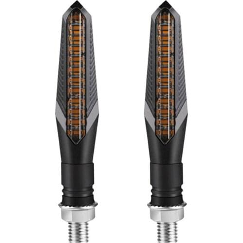 2PCS Running Water Led Modified Electric Motorcycle Turn Signal 125 Motorcycle Steering Accessories Turning Light