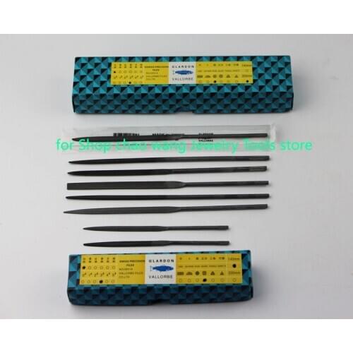 Vallorbe Glardon Precision Files Steel Needle Files Manufacture in China 6pcs 140mm/200mm
