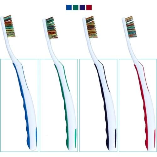 1PC Toothbrush Whiten Tooth Super Hard Bristles Cross Remove Tongue Plaque Bacteria Smoke Coffee Stains Dental Care Teeth Brush