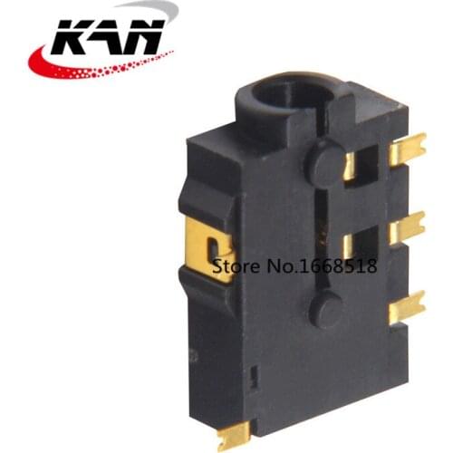 10 PCS PJ-221 Power outlet 2.5 headphone socket 5 foot patch 2 fixed foot 2.5 MM socket base