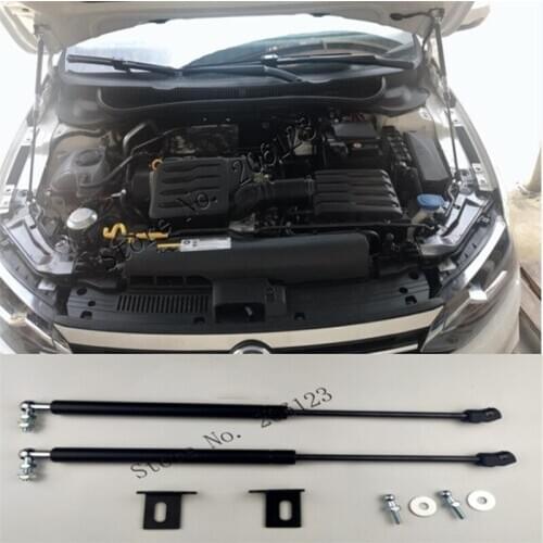 2Pcs Car front Boot Gas Struts Support Lifters For Volkswagen POLO 2019 2020