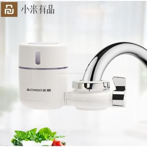 2020 Youpin Water Purifier Faucet Tap Mini Water Filter Washable Ceramic Rust Bacteria Removal Replacement Filter for Kitchen