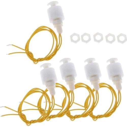 5Pcs Water Level Sensor Vertical Float Switches Flow Measuring Instruments Tools 16FA
