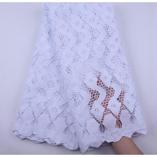 African Cord Water Soluble Lace 2020 Latest African French Net Guipure Lace Fabric High Quality Nigerian White Lace Fabric S1961