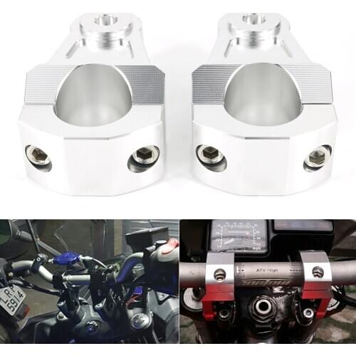 Motorcycle Aluminum Handle Bar Riser Handlebar Risers 32mm Fit For Kawasaki Vulcan 1700 Yamaha XV19 Suzuki M109 Honda VTX 1300