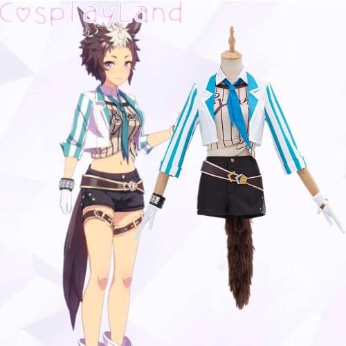 Anime! Umamusume:Pretty Derby Mejiro Ryan Cosplay Costume Jacket Suit Lovely Uniform Halloween Party Outfit For Women