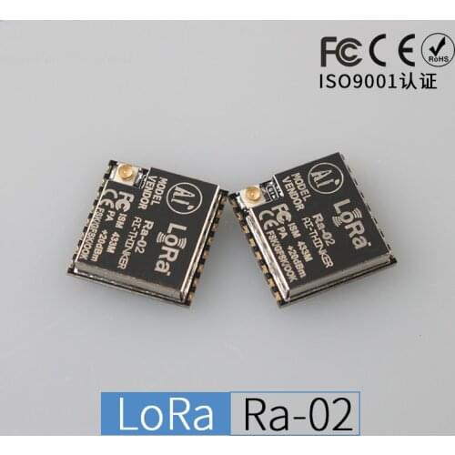 Free shipping 2PC original LoRa SX1278 433M 10KM Wireless Spread Spectrum Transmission Module Ra-02 DIY Kit for Smart Home Meter