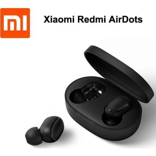 Xiaomi Redmi Airdots TWS Wireless Bluetooth 5.0 Earphones Stereo Bass With Mic Handsfree AI Control