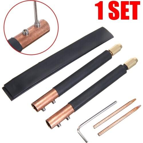 Durable DIY Spot Welding Machine Accessories Spot Welder Copper Handheld Spot Welding Pen Hole Terminal Connector A/B Style