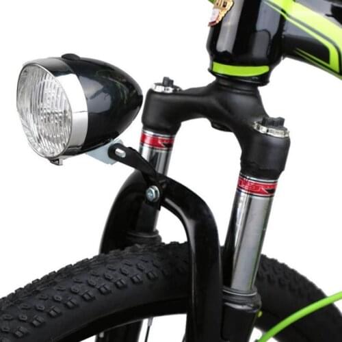 Retro Bicycle Headlight MTB/Road Bike AAA Battery LED Light Dead Fly Cycling Lamp Night Vintage Ride Decoration Flashlight