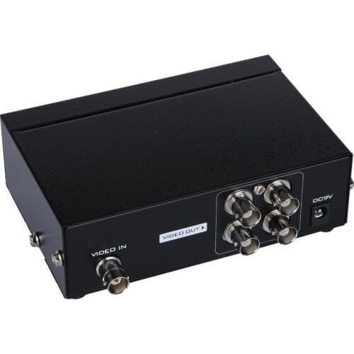 BNC splitter 1 in 4 out BNC HUB Box 4 Way BNC Distributor MT-104BC