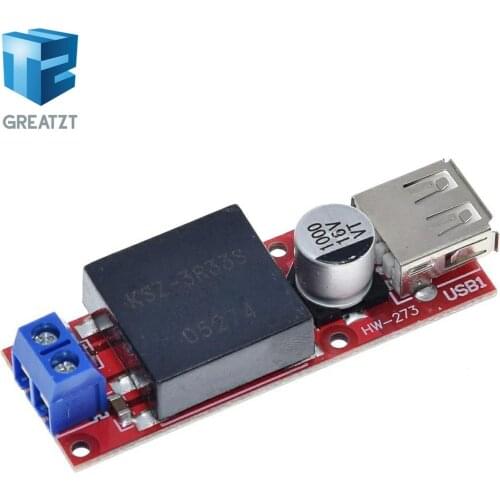 GREATZT 5V USB Output Converter DC 7V-24V To 5V 3A Step-Down Buck KIS3R33S Module KIS-3R33S