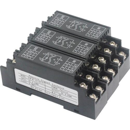 QIDIAN GLW Passive Current Signal Isolator 4-20mA 1 Input 1 Output 2 Input 2 Output Surge Protection Device