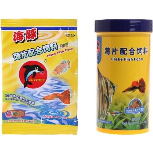 Aquarium Fish Food Flakes Shrimp Algae Powder Nutrition For Tropical Fish Ornamental Forage Colorful Products