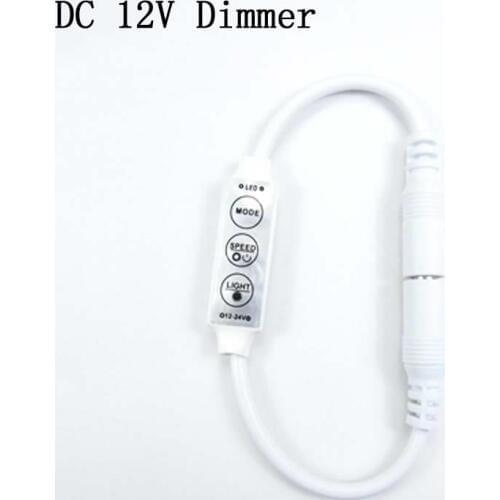 12V Mini 3 Keys Single Color LED Brightness Dimmer for SMD 3528 5050 5630 LED strip light LED String