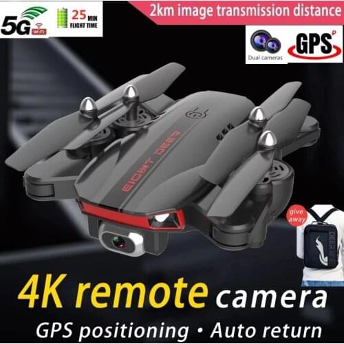 2021 NEW GPS Drone 5G Wifi FPV 4k HD 60°ESC Camera Distance RC 2KM Rc Helicopter Quadcopter Dron Toys Outdoor Toys