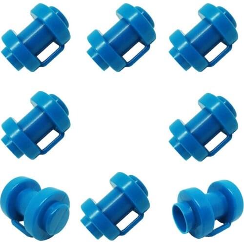 ELOS-8Pcs Plastictrampoline Pole Cap 25Mm Diameter Enclosure Safety Caps With Screw Thumb For Trampoline Net