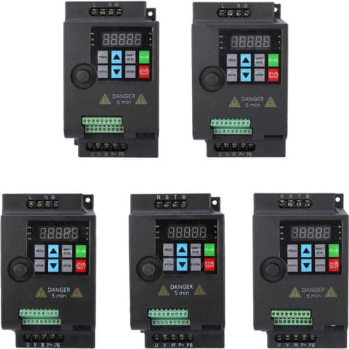 SKI780 Mini VFD Variable Frequency Converter 220V/380V 0.75/1.5/2.2KW Frequency Inverter for Motor Speed Control