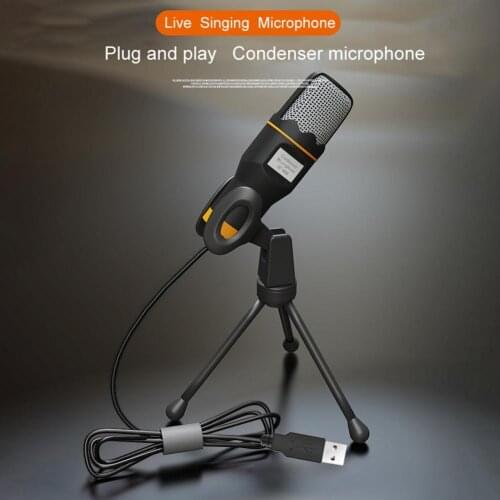 Sf666 Wired Microphone Portable Handheld Microphone Noise Reduction Condenser Microphone with Tripod microfone condensador