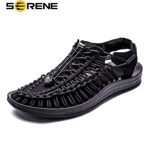 SERENE Brand Duty-Free Sandals 2018 Big Size38-45 Shoes Men Casual Band Gladiator High Top Summer Breathable Sandalias Mens Shoe