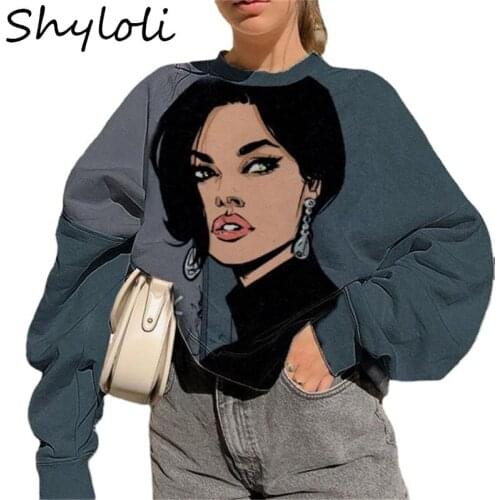Женские толстовки с принтом Shyloli China At AliExpress
