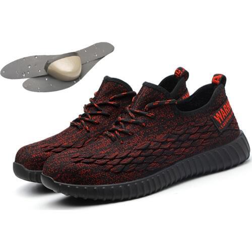 Outdoor Mens Hunting Shoes Anti-piercing Work Safety Protection Shoe Breathable Anti-skid Travel Mountaineering Water Shoe