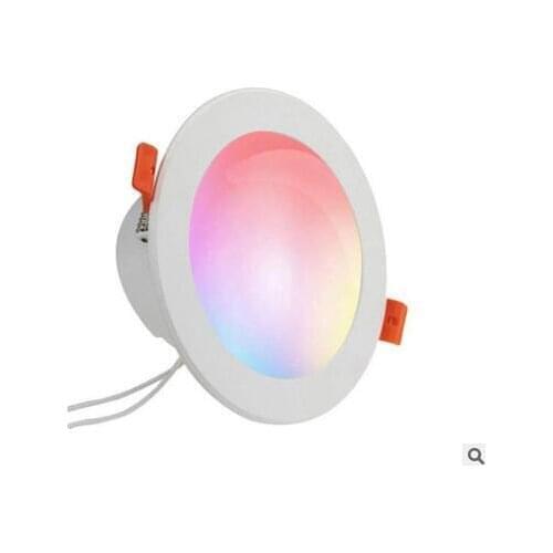 WiFi RGB LED Downlight Smart Ceiling Lamp Voice Control Compatible with Alexa Google Home Assistant