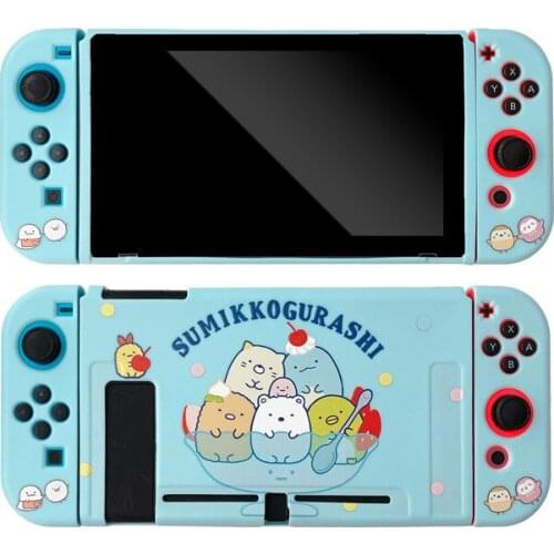 Protective Soft Cartoon Case For Nintendo Switch With Japanese Anime Sumikkogurashi Cute Blue Full Cover Shell For NS Controller