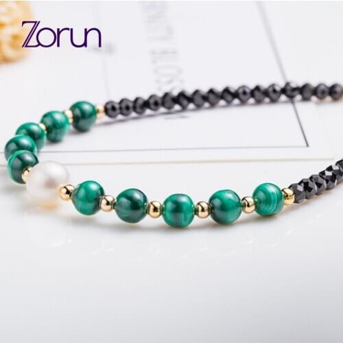 Zorun Real Natural freshwater 7MM Pearl Bracelet Fine Jewelry Natural Stone 925 Sterling Silver for Women New Design Good Sale