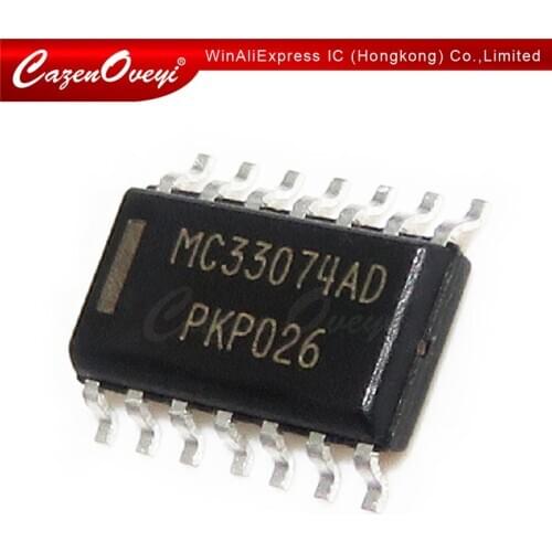 1pcs/lot MC33074ADR2G MC33074AD MC33074ADG MC33074 SOP-14 In Stock