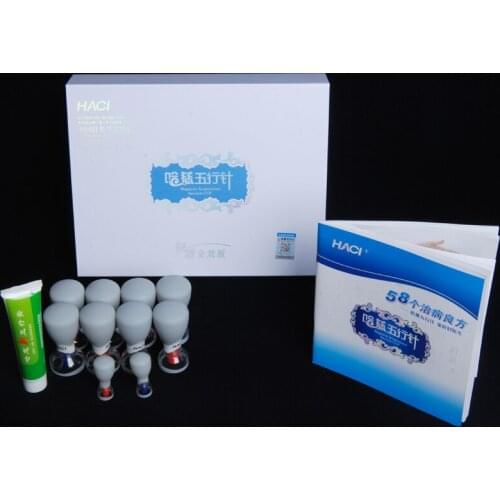 10 pcs Haci acupuncture massage needel Five Elements Silver Needle Vacuum Acupuncture Negative Pressure Cupping