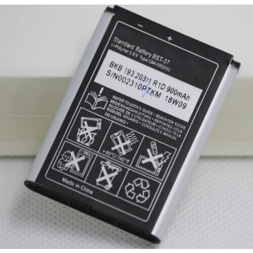 10pcs/lot 900mAh BST-37 / BST37 Replacement Battery For D750 D750i J100i J210i J220a J220c J220i J230c J230i K310a K310c K310i