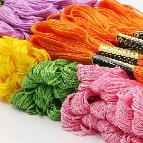 5-50 pcs Anchor Similar embroidery floss Cross Stitch Cotton Embroidery Thread Floss Sewing Skeins Craft Wholesale