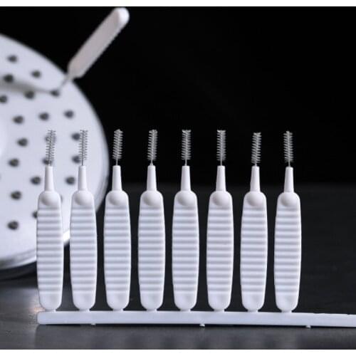 6mm 10pcs/set Anti-clogging Small Brush Pore Gap Cleaning Brush Shower Head Cleaning Cell Phone Hole Cleaning Cleaning Keyboards