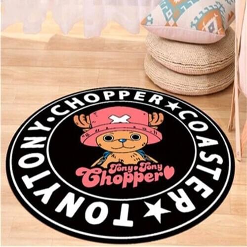 80-160CM Bedroom Livivg Room Carpet Cartoon Pink Magic Round Circle Play Carpet Under Computer Chair Mat for Kids Children